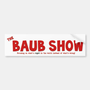 Autocollant De Voiture L'adhésif pour pare-chocs d'exposition de Baub