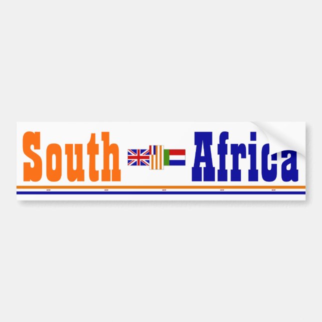 Autocollant De Voiture L'Afrique du Sud (Devant)