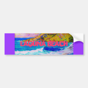 Autocollant De Voiture Laguna Beach Art