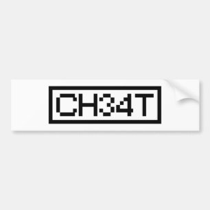 AUTOCOLLANT DE VOITURE LAISSER CHAUFFER