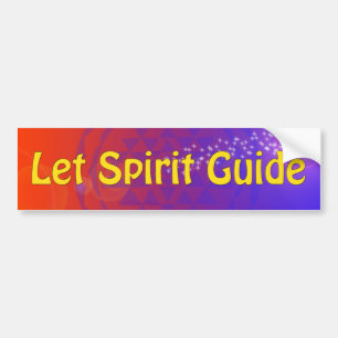 Autocollant De Voiture Laissez le guide d'esprit