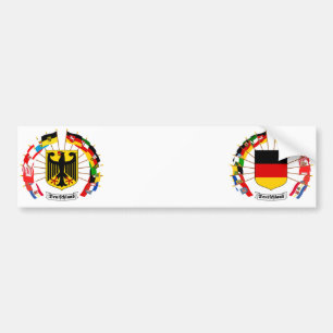 Autocollant De Voiture L'Allemand marque le soleil