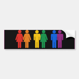 Autocollant De Voiture L'AMOUR ARC-EN-CIEL EST L'AMOUR -.png