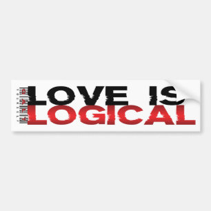 Autocollant De Voiture L'amour est logique