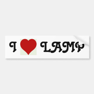 Autocollant De Voiture Lampe du coeur I