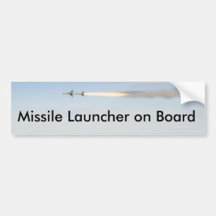 Autocollant De Voiture Lance-missiles à bord