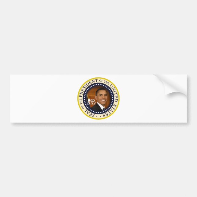 Autocollant De Voiture Lancement de la campagne du président Obama 2012 (Devant)