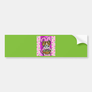 AUTOCOLLANT DE VOITURE LAPIN DE PÂQUES
