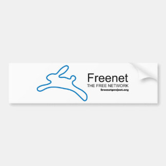 Autocollant De Voiture Lapin et nom de freenet