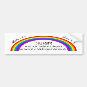 Autocollant De Voiture L'arc-en-ciel de Dieu
