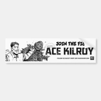 Autocollant De Voiture L'as Kilroy "joignent le combat !" Adhésif pour