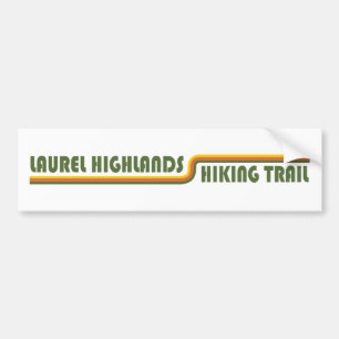 Autocollant De Voiture Laurel Highlands Randonnée Trail Pennsylvanie