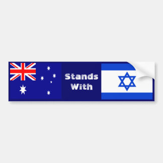 Autocollant De Voiture L'Australie Et Israël