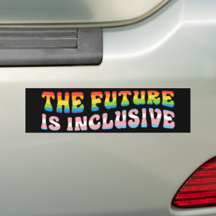Autocollant De Voiture L'Avenir Est Une Fierté LGBT Gay Inclusive