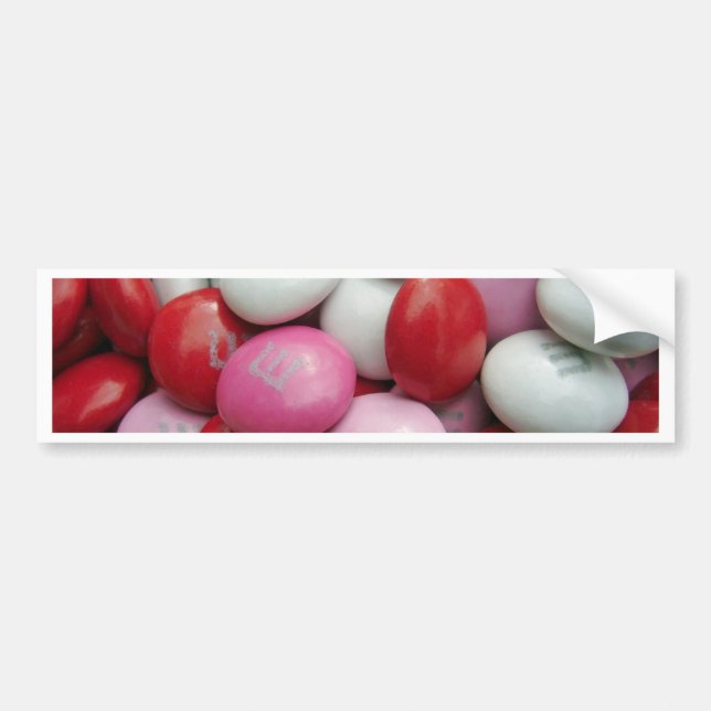 Autocollant De Voiture Le bonbon de Saint-Valentin (Devant)