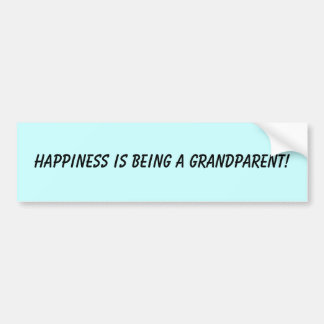 AUTOCOLLANT DE VOITURE LE BONHEUR EST UN GRAND-PARENT !