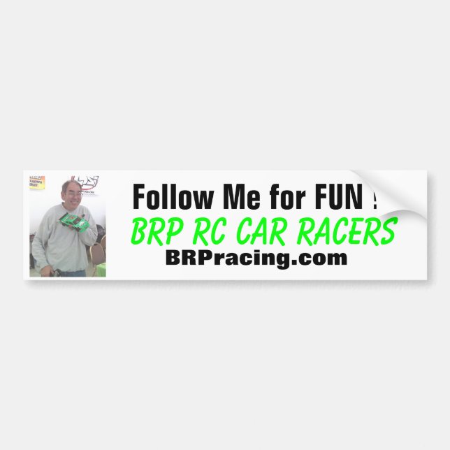 Autocollant De Voiture Le bourgeon, me suivent pour l'AMUSEMENT ! ! ! , (Devant)