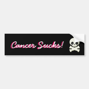 Autocollant De Voiture Le Cancer suce !