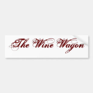 Autocollant De Voiture Le chariot de vin