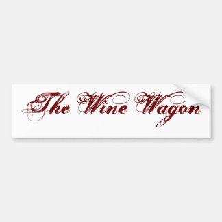 Autocollant De Voiture Le chariot de vin