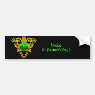AUTOCOLLANT DE VOITURE LE COEUR CELTIQUE DE SAINT PATRICK