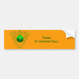 AUTOCOLLANT DE VOITURE LE COEUR CELTIQUE DE SAINT PATRICK