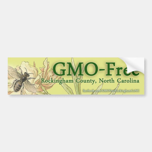 Autocollant De Voiture Le comté de Rockingham Sans GMO, adhésif pour (Devant)