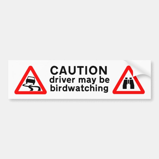 Autocollant De Voiture Le conducteur de précaution peut être adhésif pour (Devant)