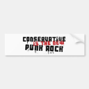 Autocollant De Voiture Le conservateur est le nouveau punk rock