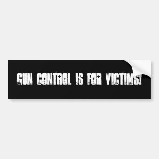 Autocollant De Voiture Le contrôle des armes est pour des victimes !