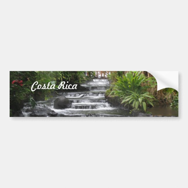Autocollant De Voiture Le Costa Rica (Devant)