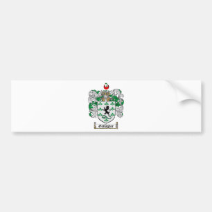 AUTOCOLLANT DE VOITURE LE CREST DE FAMILLE DE GALLAGHER - MANTEAU DE