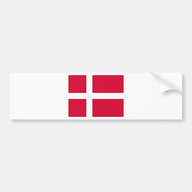Autocollant De Voiture Le Danemark (Devant)