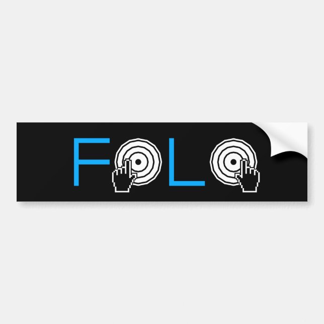 Autocollant De Voiture Le DJ FoLo (Devant)
