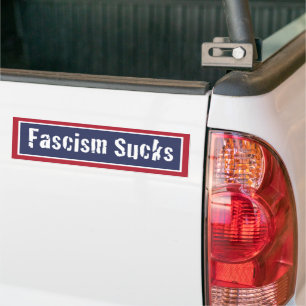 Autocollant De Voiture Le fascisme craint