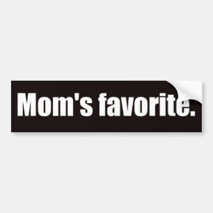 Autocollant De Voiture Le favori de la maman