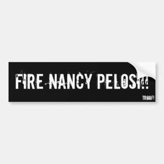 AUTOCOLLANT DE VOITURE LE FEU NANCY PELOSI ! !