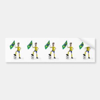 Autocollant De Voiture Le football du Brésil