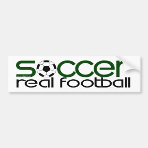 Autocollant De Voiture Le football = le vrai football