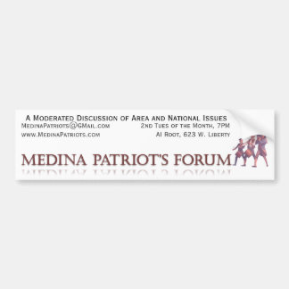Autocollant De Voiture Le forum du patriote de la Médina