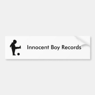 Autocollant De Voiture Le garçon innocent enregistre l'adhésif pour