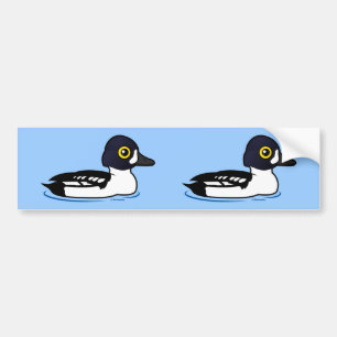 Autocollant De Voiture Le Goldeneye de la brouette de Birdorable