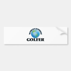 Autocollant De Voiture Le golfeur le plus drôle du monde