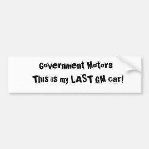 Autocollant De Voiture Le gouvernement circule en voiture, ceci est ma