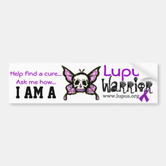 Autocollant De Voiture Le guerrier de lupus… n'abandonnent jamais !