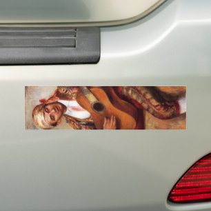 Autocollant De Voiture Le guitariste espagnol (par Pierre-August Renoir)