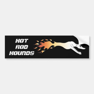 Autocollant De Voiture Le hot rod traque l'adhésif pour pare-chocs