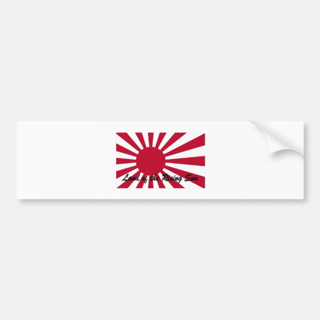 Autocollant De Voiture Le Japon - terre du Soleil Levant (Devant)
