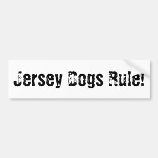 Autocollant De Voiture Le Jersey poursuit la règle !