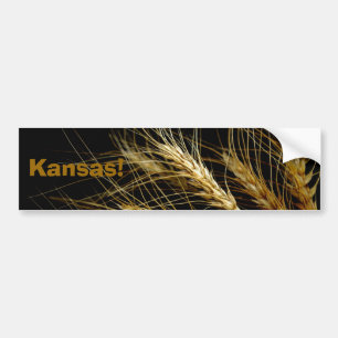 Autocollant De Voiture Le Kansas !  Adhésif pour pare-chocs de culture d